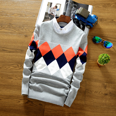 Καθημερινό ανδρικό πουλόβερ  σε τέσσερα χρώματα