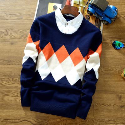 Καθημερινό ανδρικό πουλόβερ  σε τέσσερα χρώματα