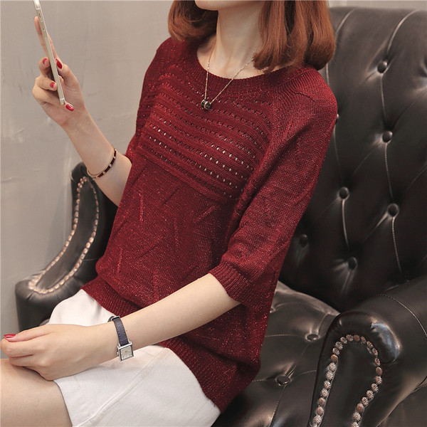 Alkalmi női pulóver hat színben