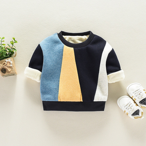 Παιδικό πουλόβερ με O-κολάρο κατάλληλο για κορίτσια και αγόρια