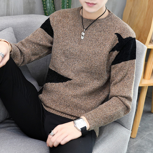 Pulover gros modern în patru culori