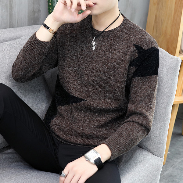 Pulover gros modern în patru culori