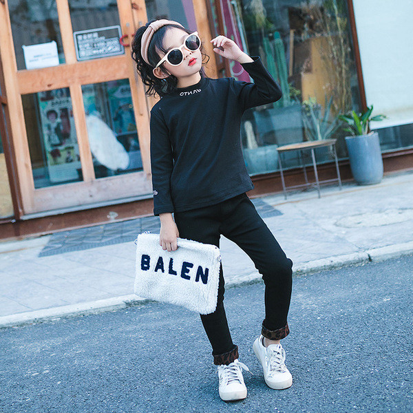 Παιδική casual μπλούζα σε λευκό και μαύρο