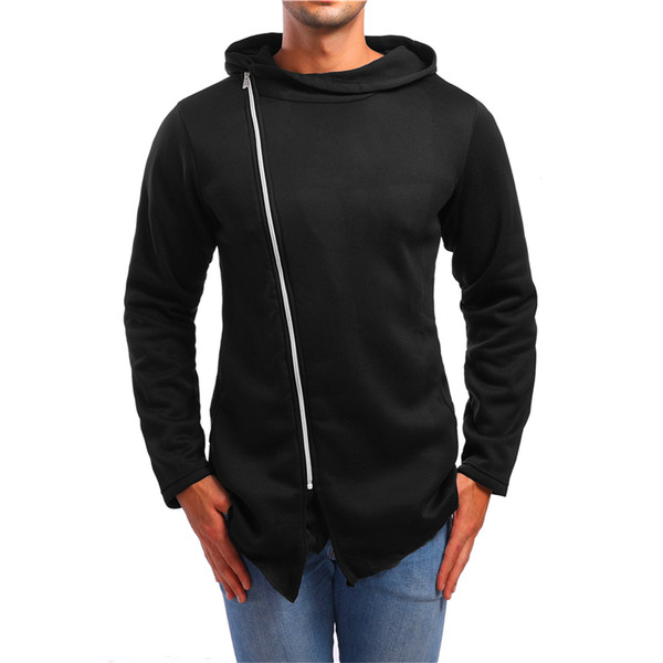 Ανδρικό φούτερ με φερμουάρ σε τρία χρώματα