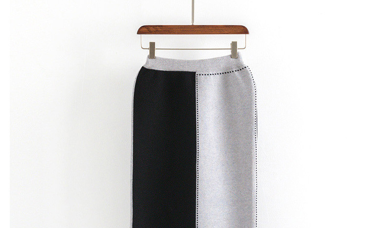 Stílusos női kötőblúz + szoknya szett