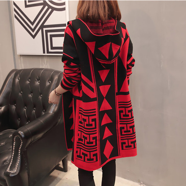 Vesta moderna de dama cu gluga in trei culori