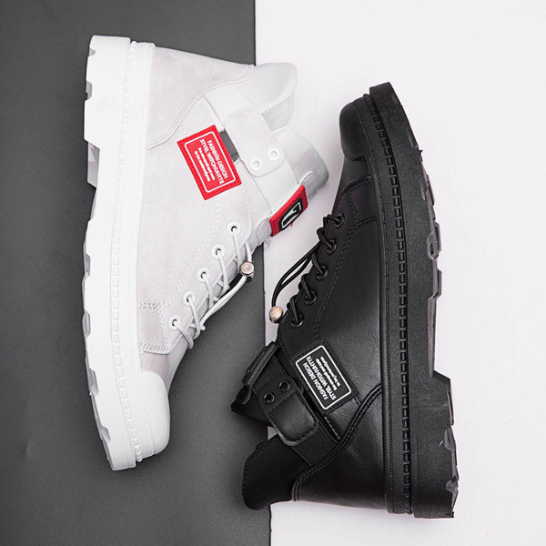 Alkalmi férfi cipő fehér és fekete színben