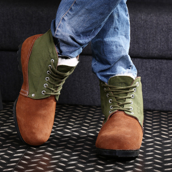 Téli férfi csizma puha béléssel