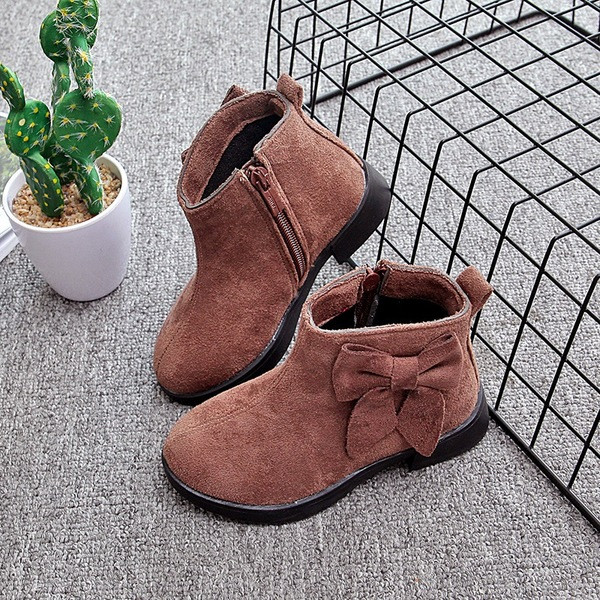 Aktuális gyerekcsizma lányoknak öko velúrból, több színben szalagos elemmel