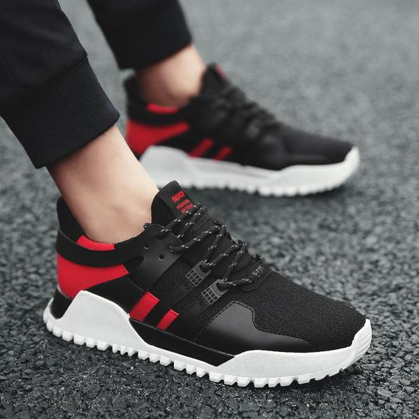 Modern férfi tornacipő durva talppal, négy színben