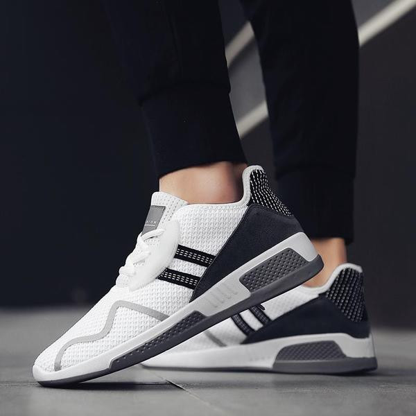 Stílusos férfi tornacipő fűzős három színben