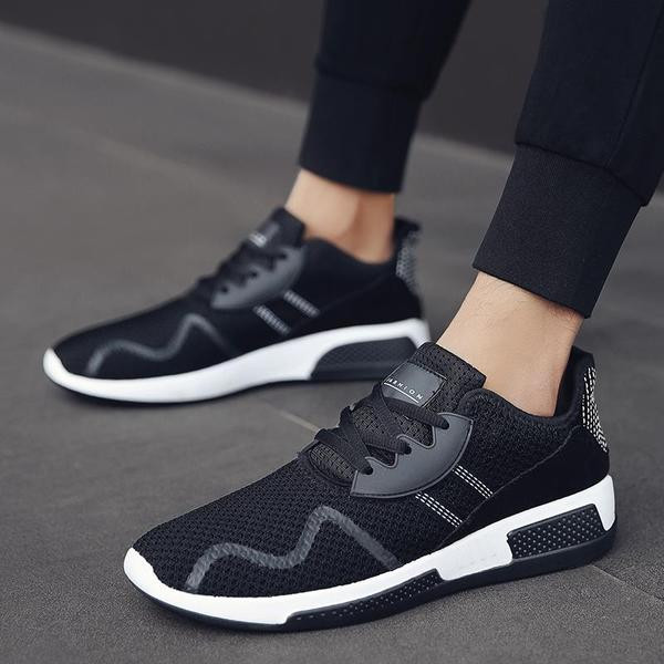 Stílusos férfi tornacipő fűzős három színben