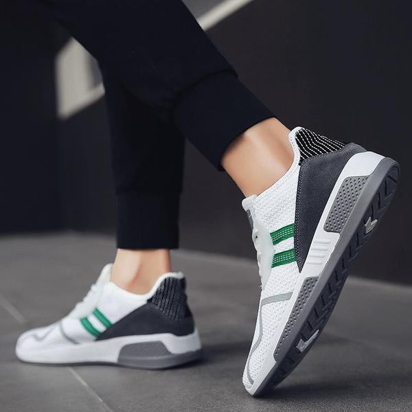 Stílusos férfi tornacipő fűzős három színben