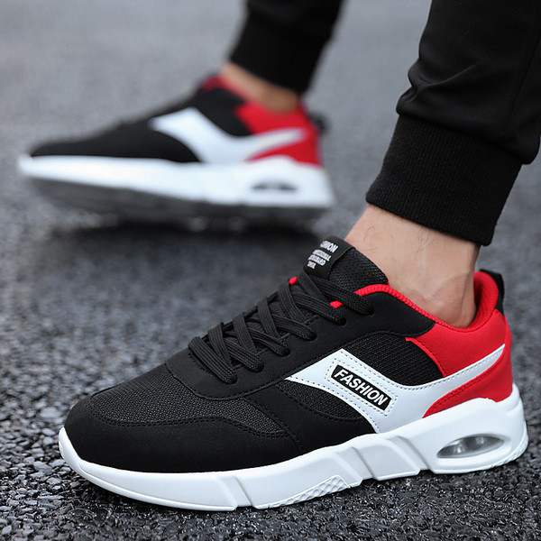 Modern férfi műbőr tornacipő