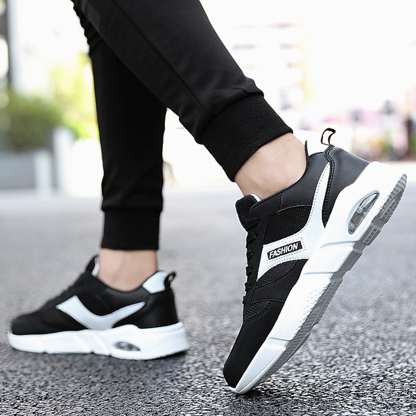 Modern férfi műbőr tornacipő