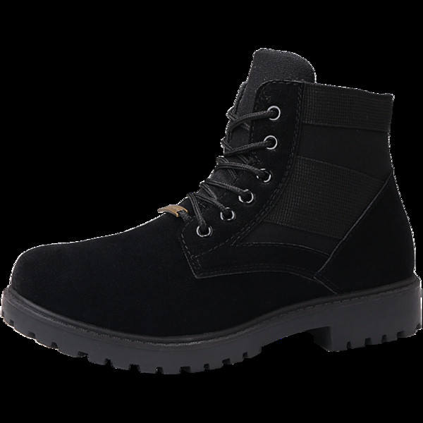 Μοντέρνες μπότες ανδρικές με χοντρά πέλματα σε δύο χρώματα