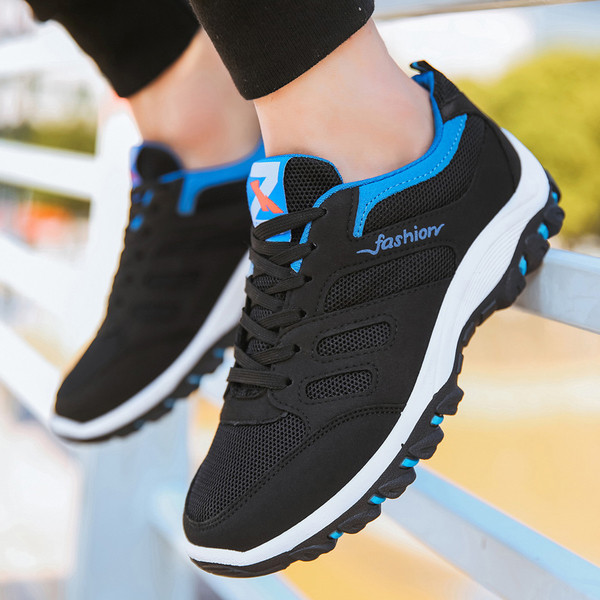 Ανδρικά πάνινα παπούτσια φθινοπώρου-χειμώνα σε τρία χρώματα