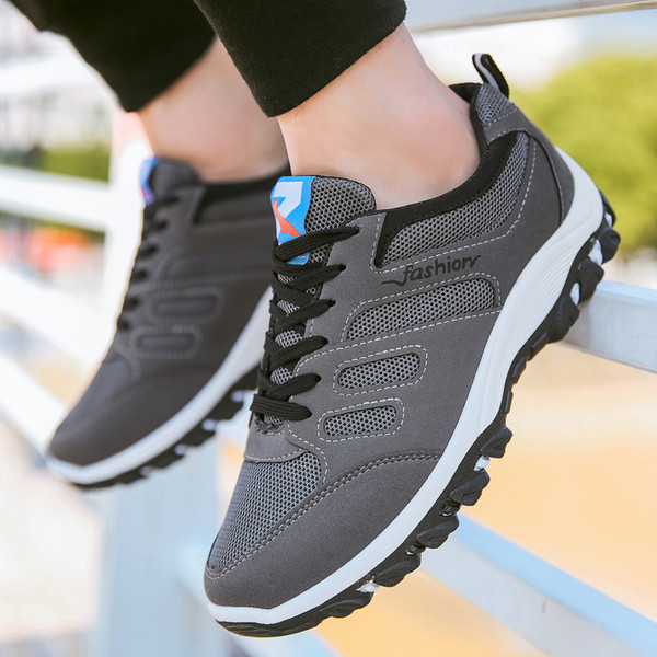 Ανδρικά πάνινα παπούτσια φθινοπώρου-χειμώνα σε τρία χρώματα