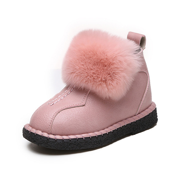 Modern gyerekcsizma lányoknak pehely elemmel, többféle színben