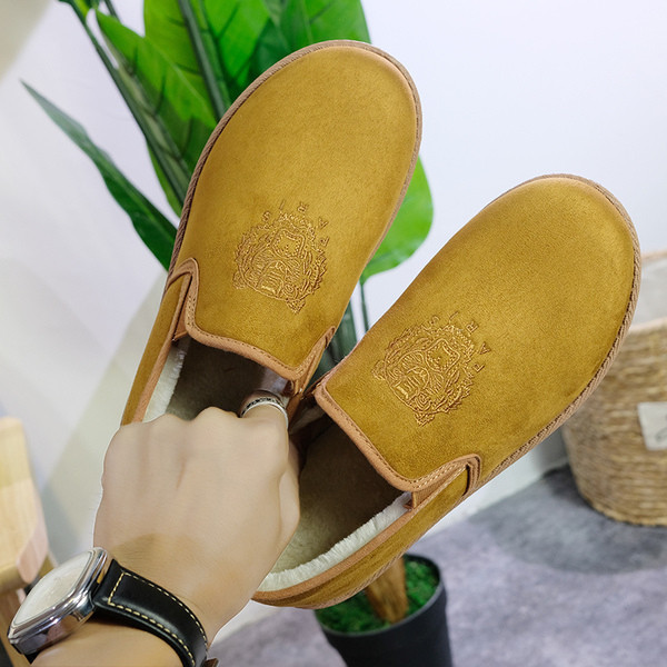 Mocasini de iarna pentru barbati in trei culori