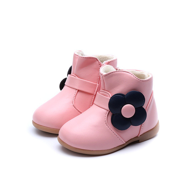 Modern gyerekcsizma lányoknak 3D elemmel, két színben