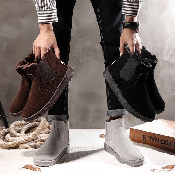 Cizme moderne pentru bărbați cu capac moale în mai multe culori