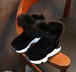 Öko velúrból készült meleg, pehelyes gyerekcsizma lányoknak és fiúknak több színben