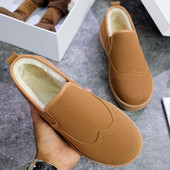 Mocasini moderni de iarna pentru barbati cu captuseala moale in trei culori