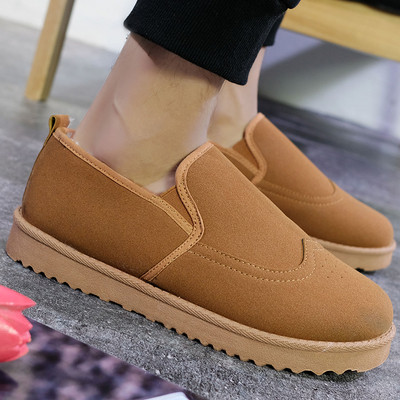 Mocasini moderni de iarna pentru barbati cu captuseala moale in trei culori