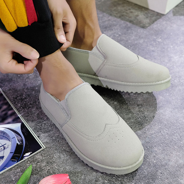 Mocasini moderni de iarna pentru barbati cu captuseala moale in trei culori