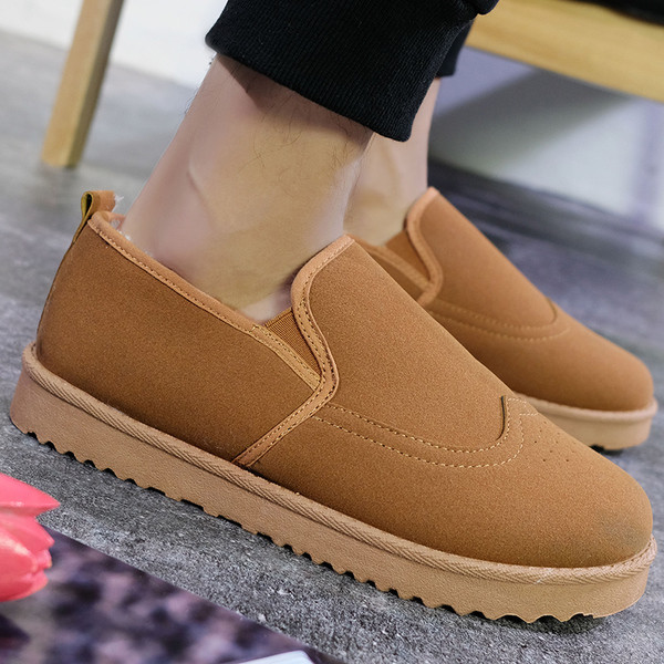 Mocasini moderni de iarna pentru barbati cu captuseala moale in trei culori