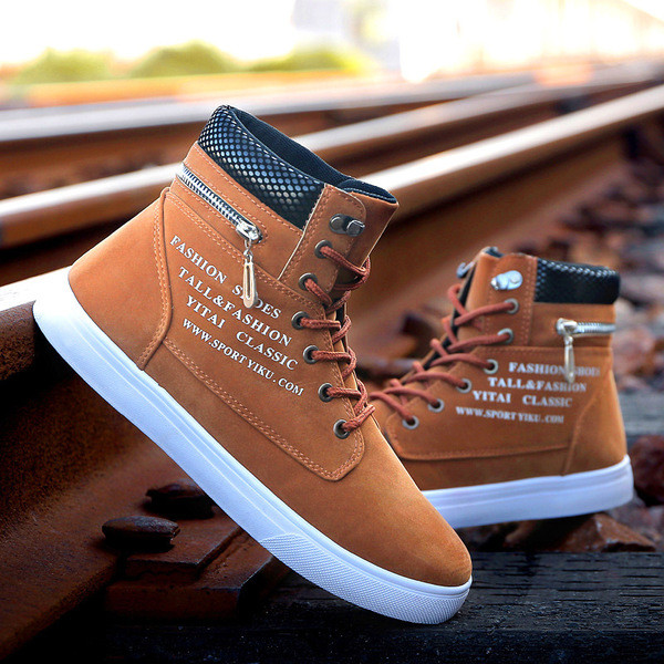 Öko bőrből készült férfi sportcipő három színben