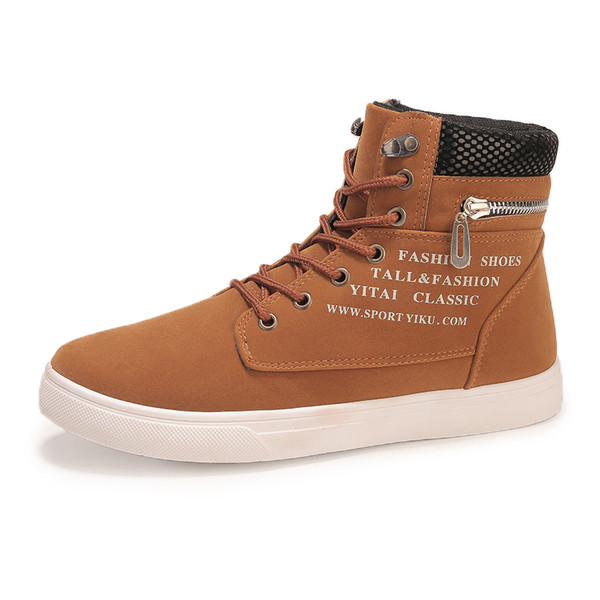 Öko bőrből készült férfi sportcipő három színben