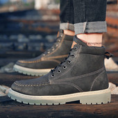 Model casual de ghete barbatesti din piele ecologica in mai multe culori