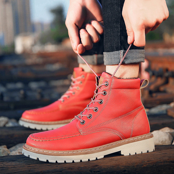 Model casual de ghete barbatesti din piele ecologica in mai multe culori