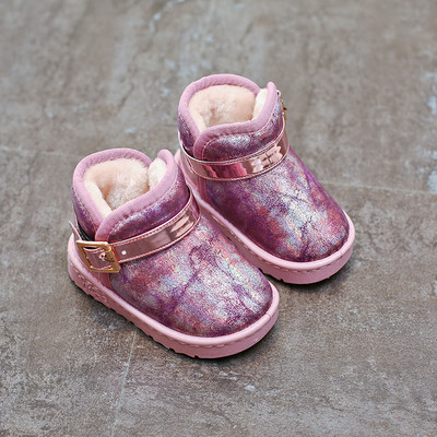 Παιδικές χειμωνιάτικες μπότες για κορίτσια με απαλή επένδυση σε διάφορα χρώματα