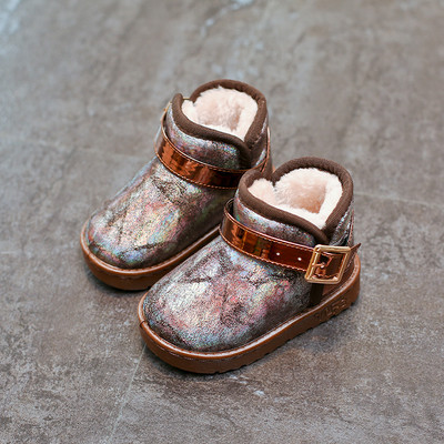 Παιδικές χειμωνιάτικες μπότες για κορίτσια με απαλή επένδυση σε διάφορα χρώματα