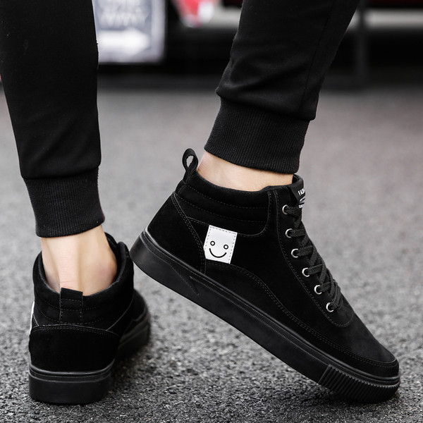 Férfi bőr tornacipő három színben