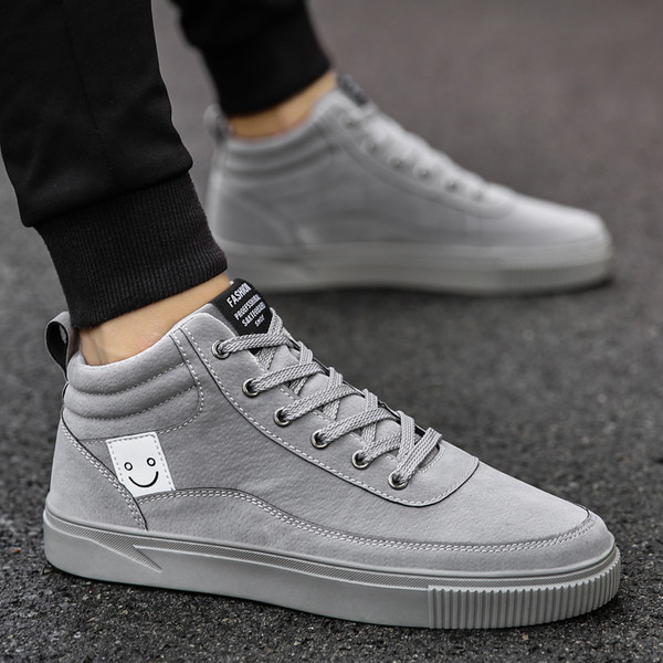 Férfi bőr tornacipő három színben