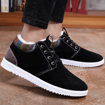 Pantofi de bărbați actuali cu căptușeală moale în albastru și negru