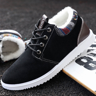 Pantofi de bărbați actuali cu căptușeală moale în albastru și negru