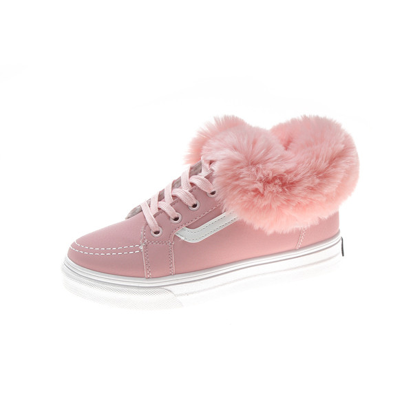 Γυναικεία αθλητικά παπούτσια για το χειμώνα σε μερικά χρώματα με γούνα