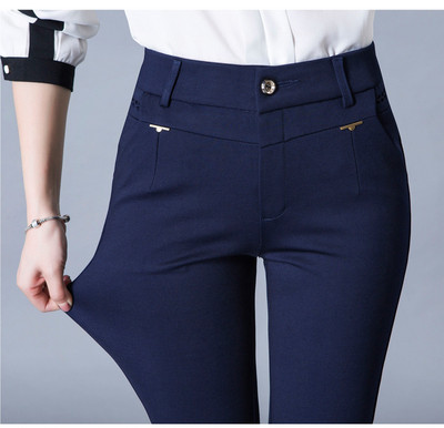 Κομψά γυναικεία ελαστικά παντελόνια σε τρία χρώματα