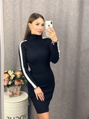 Μοντέρνο χειμωνιάτικο φόρεμα  σε διάφορα χρώματα