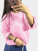 Κομψό γυναικείο χειμερινό  πουλόβερ σε διάφορα χρώματα