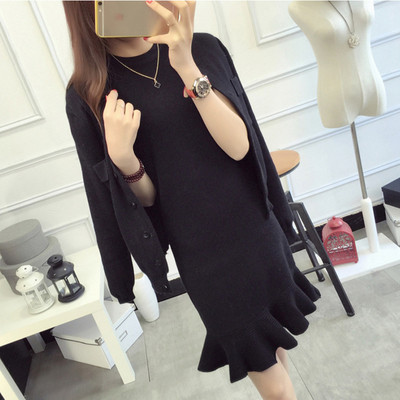 Női szett több színben - ruha és mellény