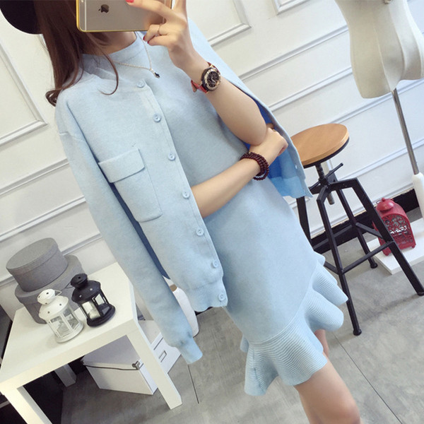 Női szett több színben - ruha és mellény