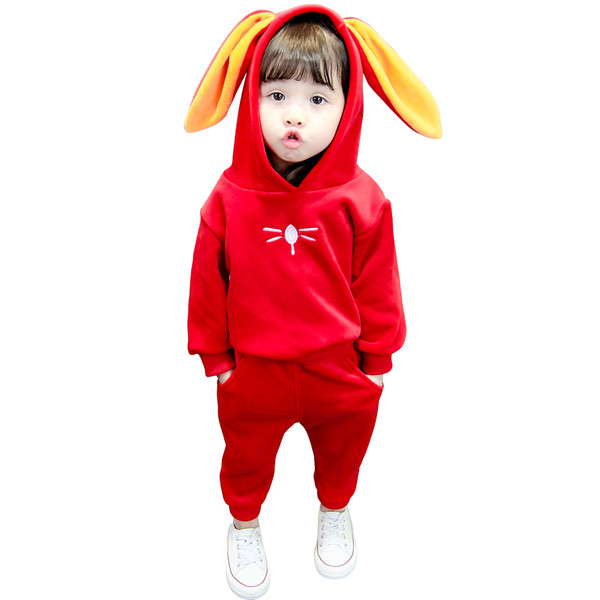 Modern gyerekszett három színben hímzéssel és 3D dekorációval