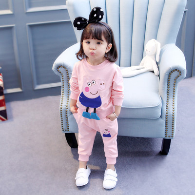 Gyerekkészlet lányoknak, piros és rózsaszín festéssel