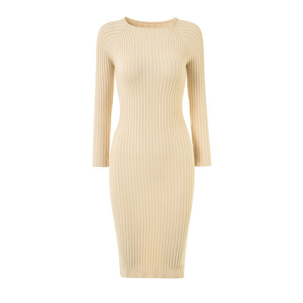 Stílusos női téli ruha Karcsú modell több színben